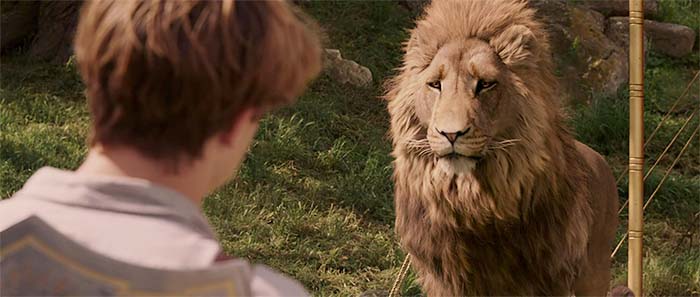 Peter and Aslan