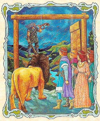 Narnia book art