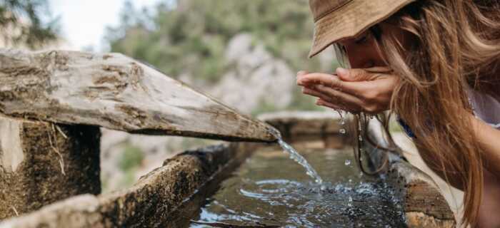 Woman Drinking Water