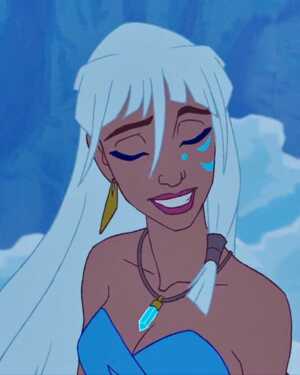 Princess Kida smiling